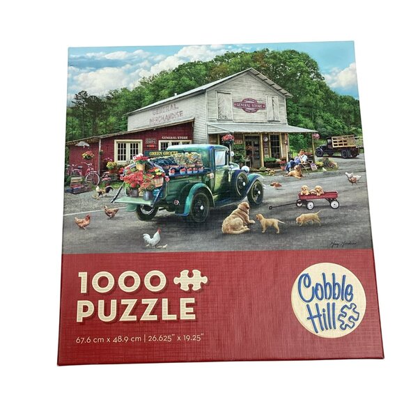 Cobble Hill “General Store” 1000-Piece Premium Jigsaw Puzzle - Picture 1 of 7